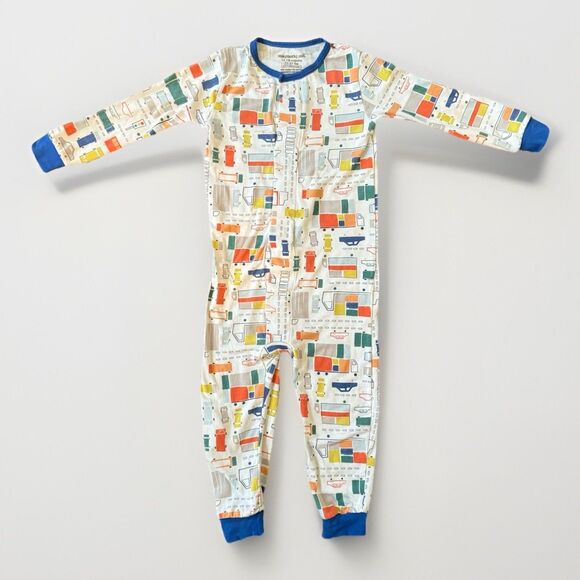 MAGNETIC ME Sz 12-18 M TRAFFIC Soft Magnet Close Modal Pajamas Cars Trucks - Picture 1 of 10